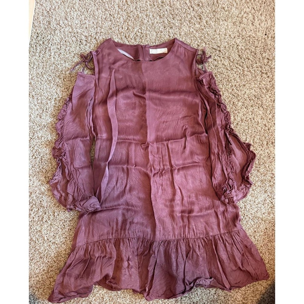 Zara Girls 13/14 maroon dress